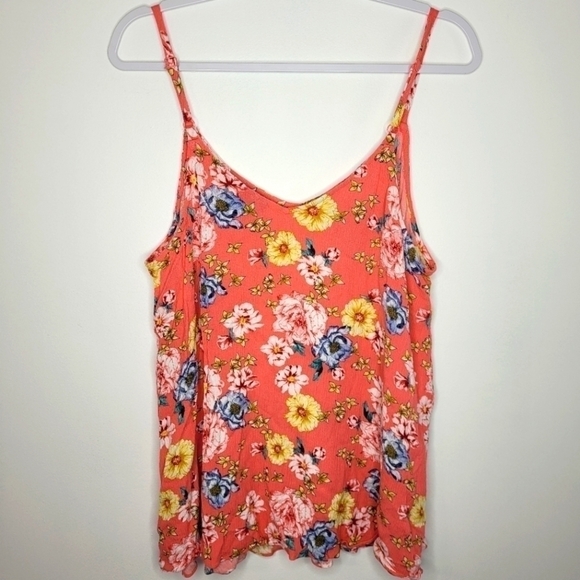 Torrid Floral Tank Top Adjustable Straps - Picture 3 of 9